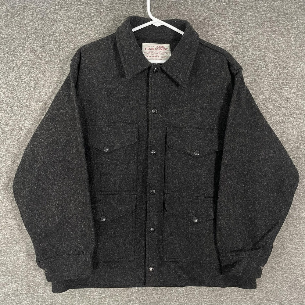 Vintage CC Filson Mackinaw Cruiser Jacket Men's M/L Hunting Union Made 50s 60s